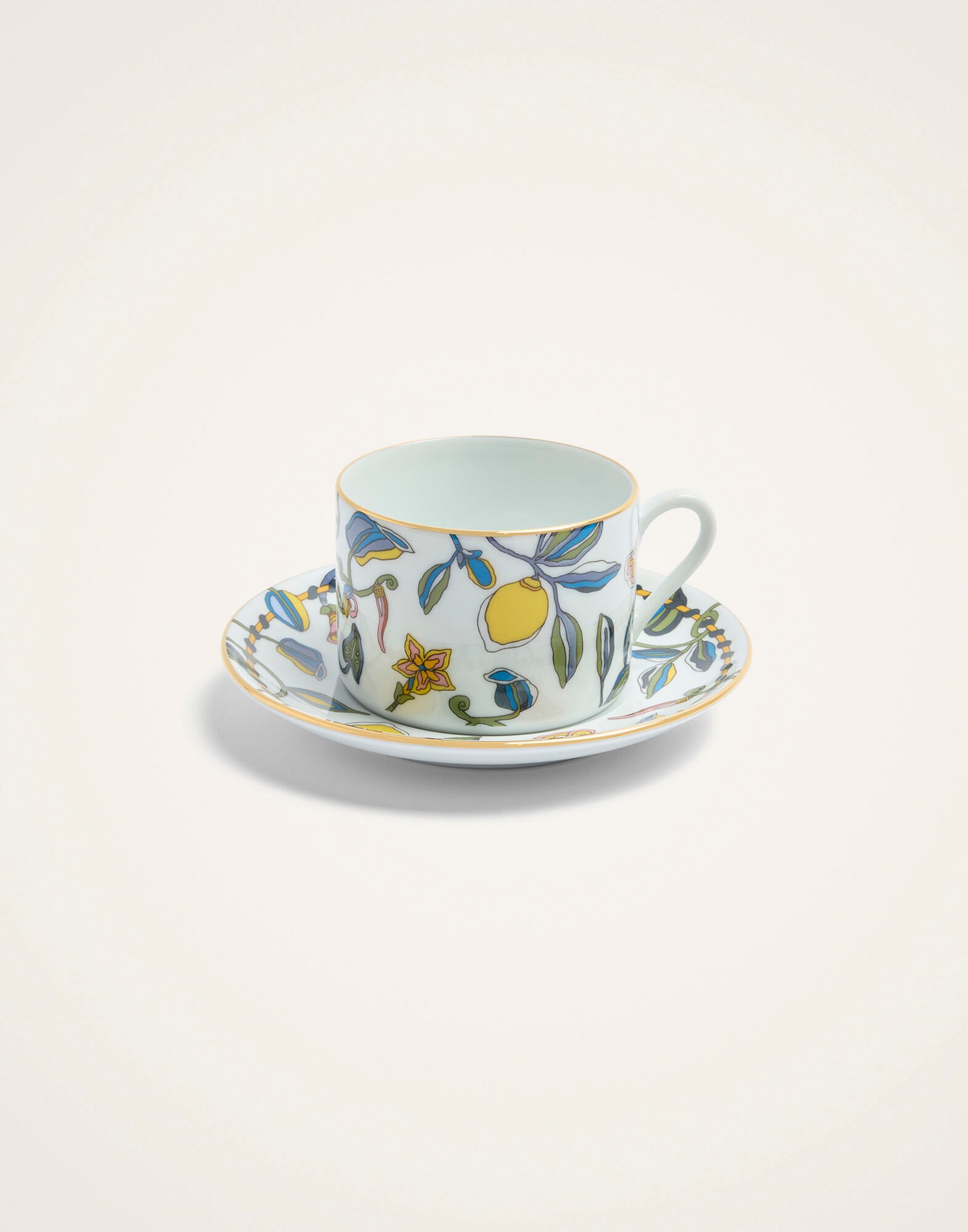 Impero Tea Cup Set Of 2 La DoubleJ: Borboni White Impero Tea Cup Set Of 2 La DoubleJ: Borboni White CUP0012CER001