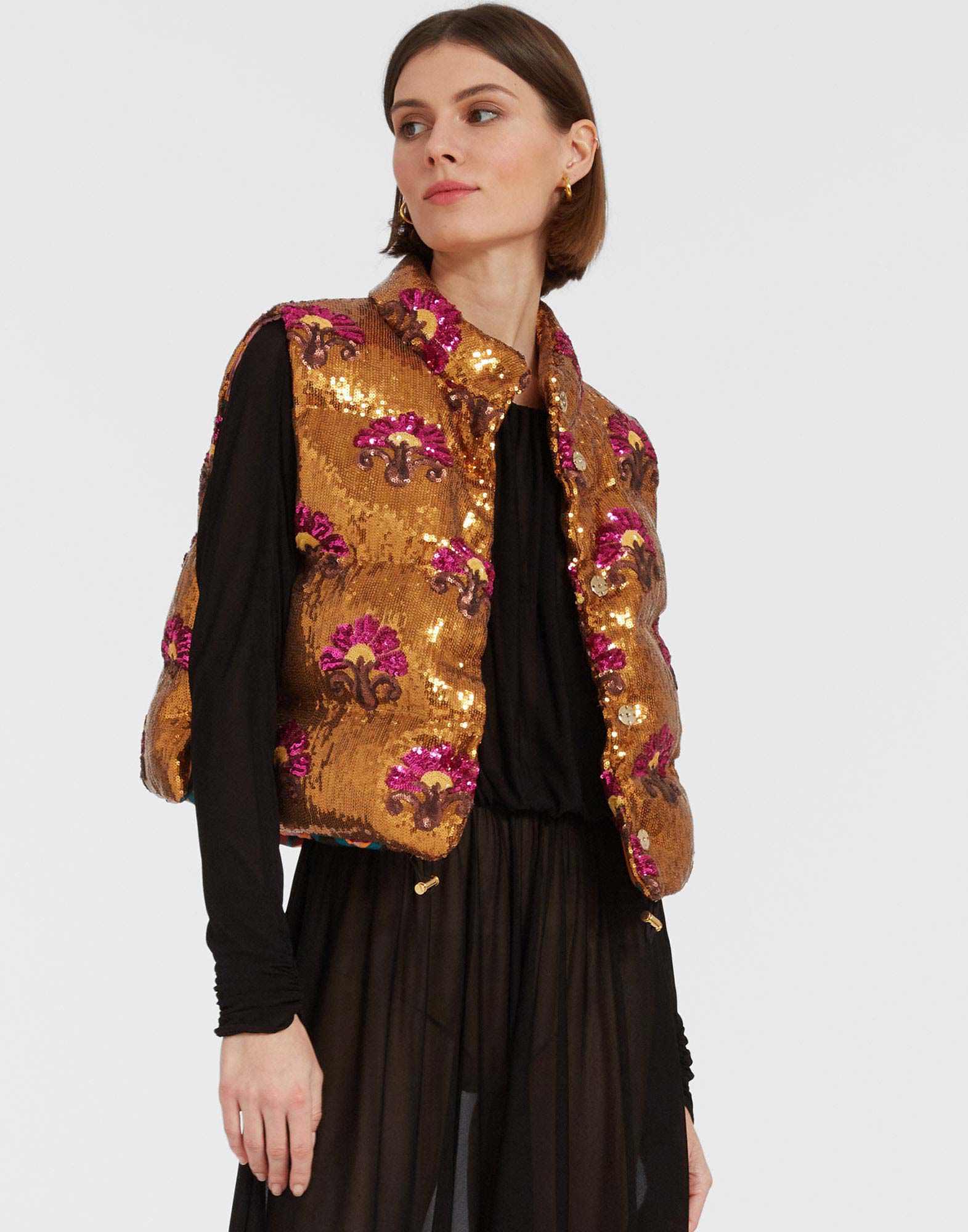 Bonbon Puffer Vest La DoubleJ: Bronze Bonbon Puffer Vest La DoubleJ: Bronze DOW0012PAI005