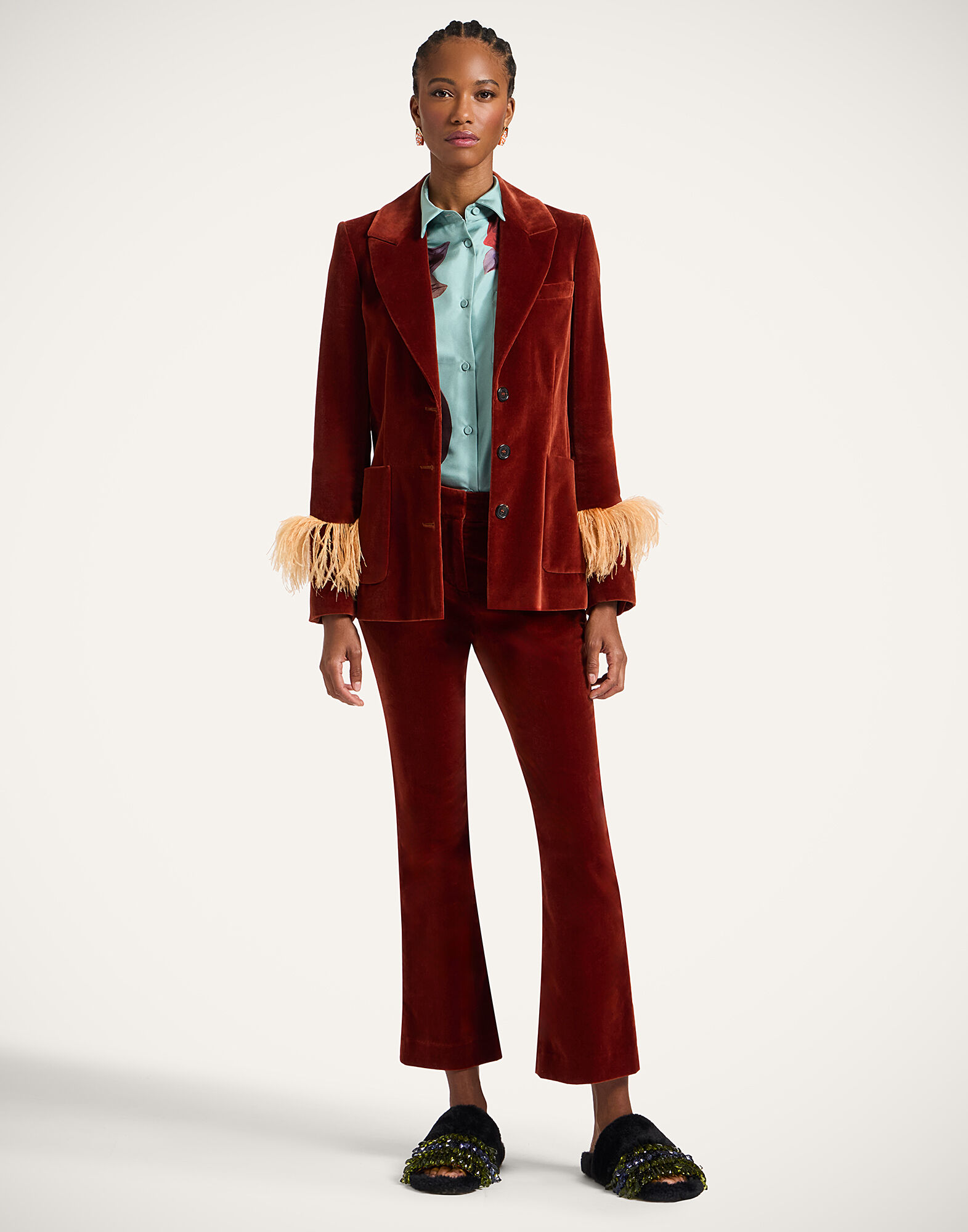 Keaton Jacket La DoubleJ: Terracotta JAC0073VEL011