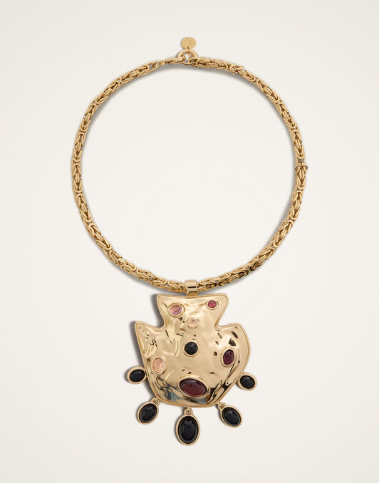 Super Amulet La DoubleJ: 24k Gold Plate NEC0030BRA003