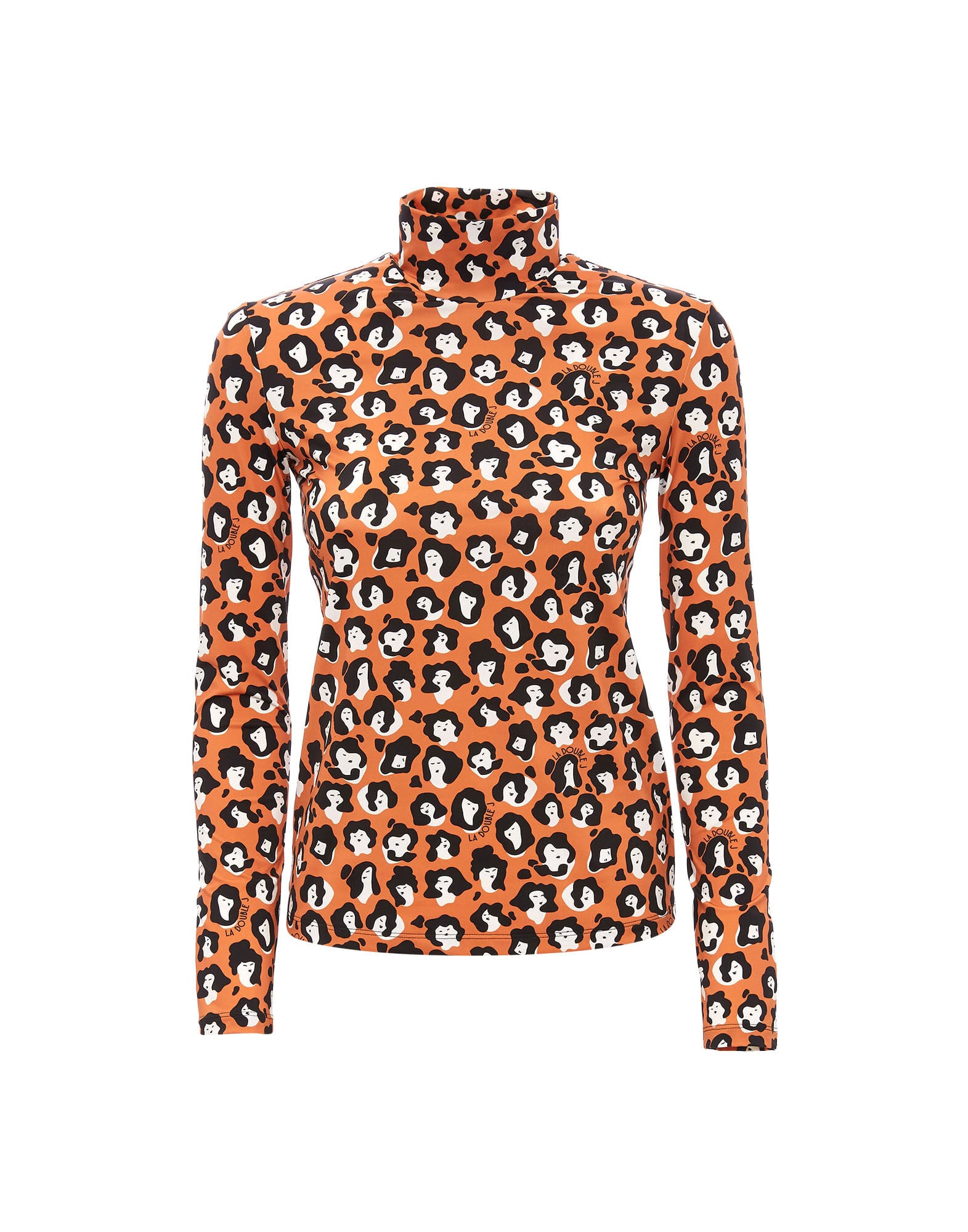 Turtleneck La DoubleJ: Lady Leopard Turtleneck La DoubleJ: Lady Leopard SHI0030JER005