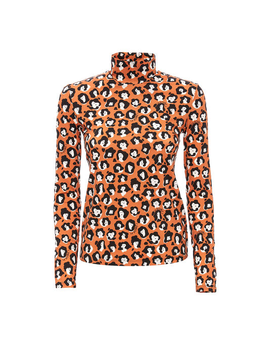 Turtleneck La DoubleJ: Lady Leopard Turtleneck La DoubleJ: Lady Leopard SHI0030JER005