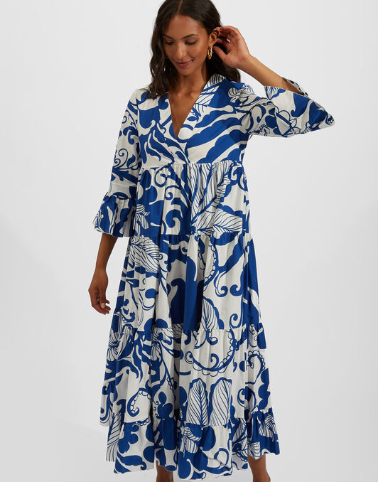 Jennifer Jane Dress LaDoubleJ: Marea Blu DRE0114COT001