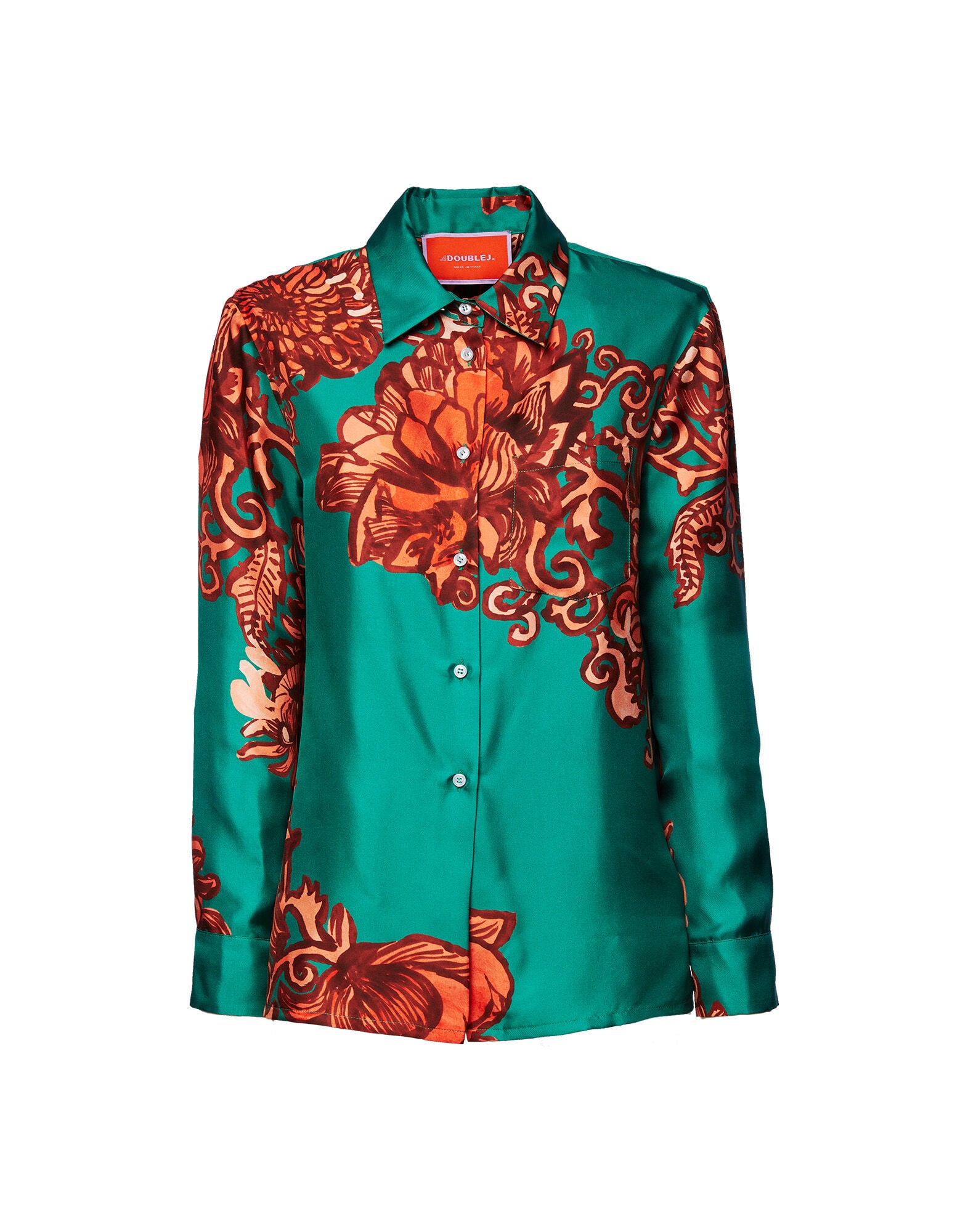 Boy Shirt La DoubleJ: Anemone Ghirlanda SHI0040SIL006