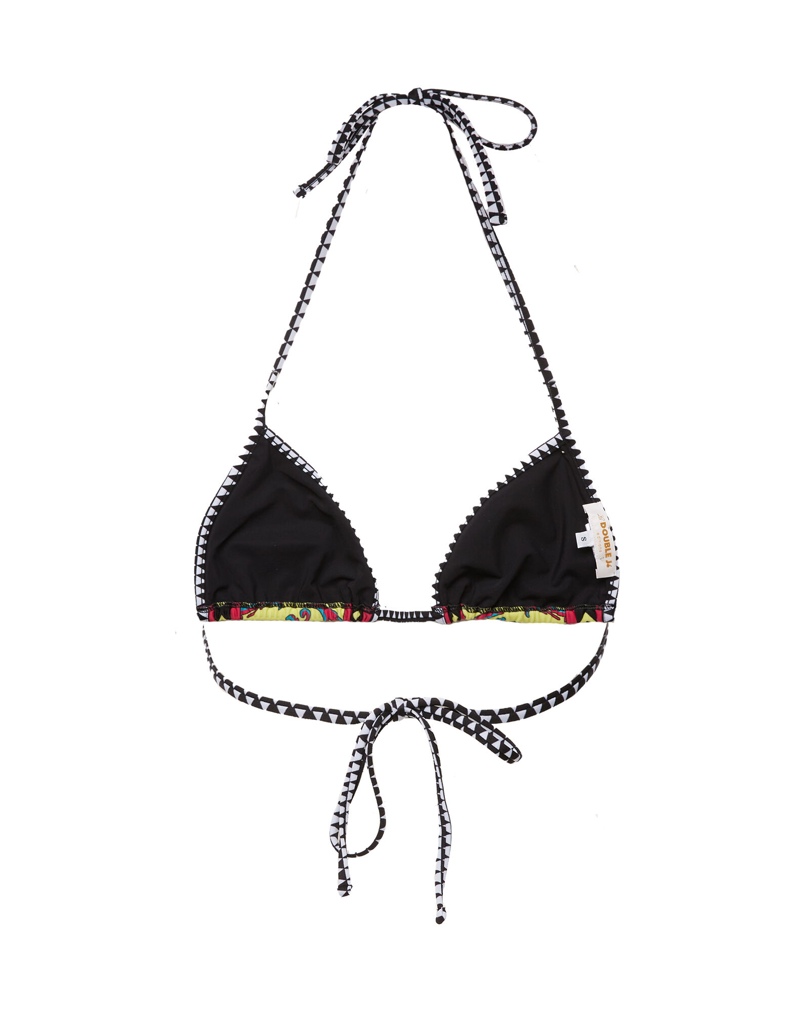 Triangle Bikini Top La DoubleJ: Cartwheel Giallo Triangle Bikini Top LaDoubleJ: Cartwheel Giallo SWI0032LYC003