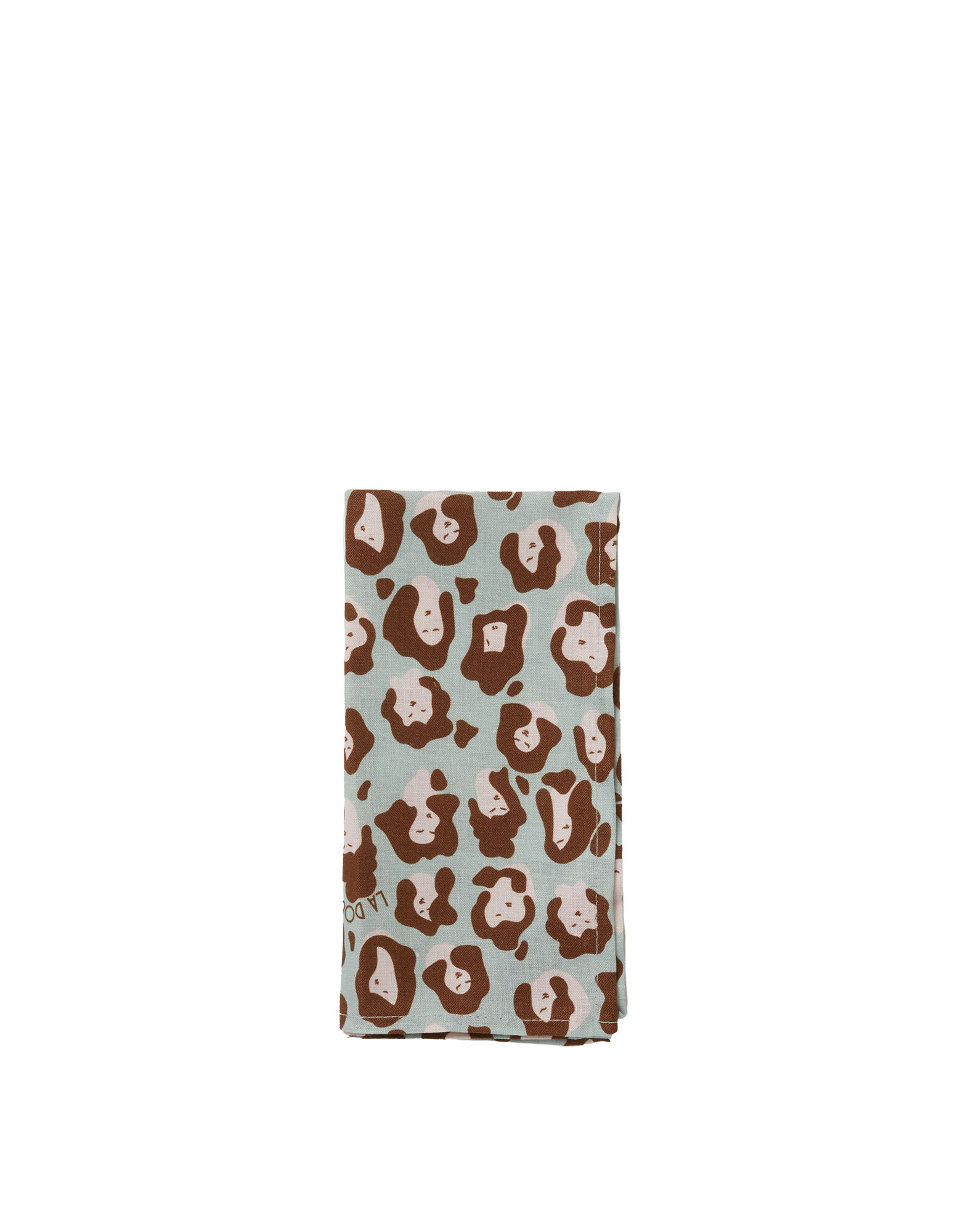 Large Napkins Set Of 6 (45X45) La DoubleJ: Lady Leopard Acqua Large Napkins Set Of 6 (45X45) La DoubleJ: Lady Leopard Acqua NAP0002LIN001