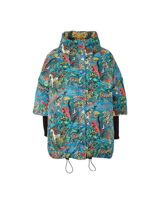 Reversible St. Moritz Jacket La DoubleJ: Tiger Tiles Reversible St. Moritz Jacket La DoubleJ: Tiger Tiles DOW0003NYL003
