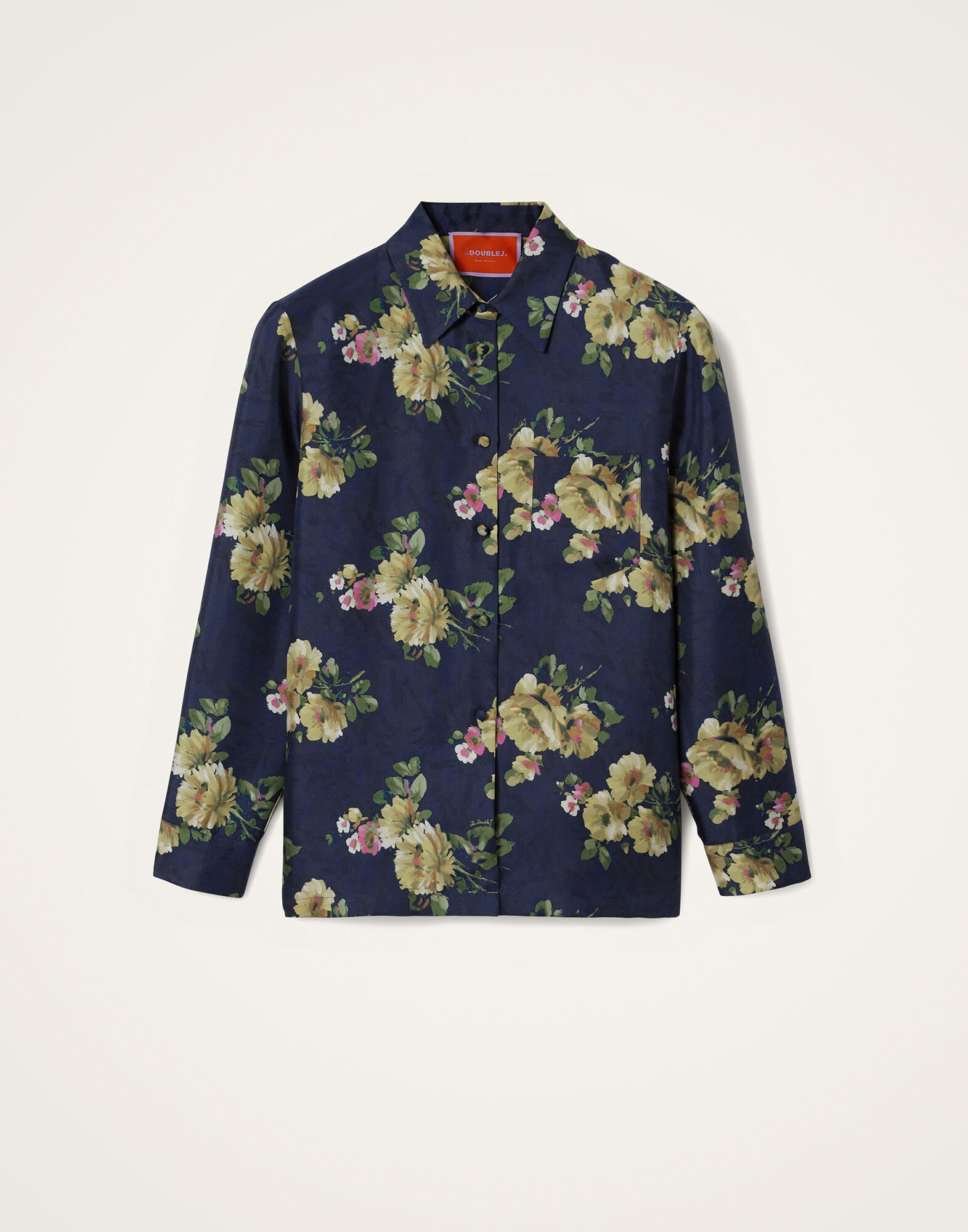 Boy Shirt La DoubleJ: Riptide Midnight Blue Boy Shirt La DoubleJ: Riptide Midnight Blue SHI0001SIL001
