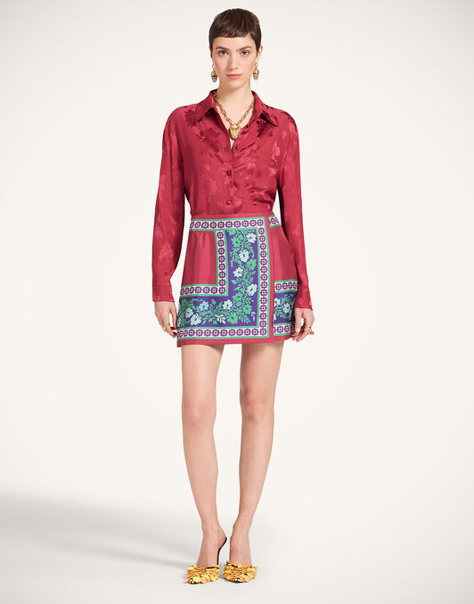Boy Shirt La DoubleJ: Solid Brick Red SHI0001JCQ133