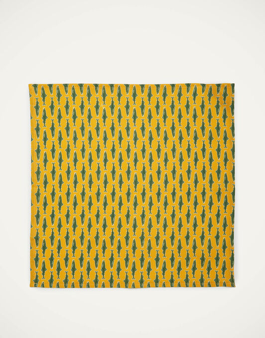 Large Napkins Set Of 2 La DoubleJ: Como Fish Yellow Small Large Napkins Set Of 2 La DoubleJ: Como Fish Yellow Small NAP0006LIN005