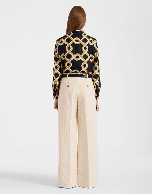 Loose Pants La DoubleJ: Creamy TRO0113JCQ076