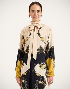 Cerere Blouse La DoubleJ: Buttercup Placée Gold SHI0086CRE001