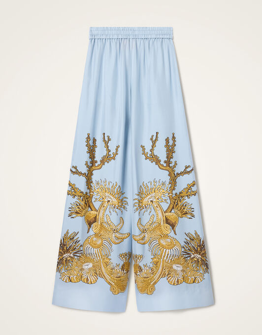 Palazzo Pants La DoubleJ: Oceania Placée Light Blue Palazzo Pants La DoubleJ: Oceania Placée Light Blue TRO0026SIL026