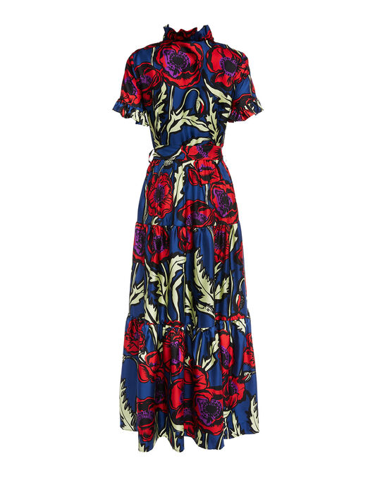 Long And Sassy Dress La DoubleJ: Big Blooms Long And Sassy Dress LaDoubleJ: Big Blooms DRE0017SIL001
