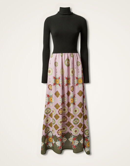Lunaria Foulard Dress La DoubleJ: Nucleus Black DRE0957KNI131