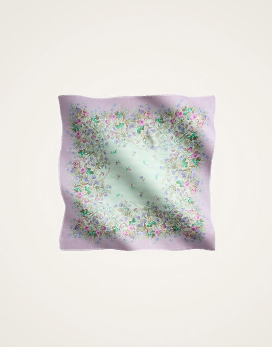 Foulard 120 La DoubleJ: Heath Placée Mint Foulard 120 La DoubleJ: Heath Placée Mint SCA0049MOS001
