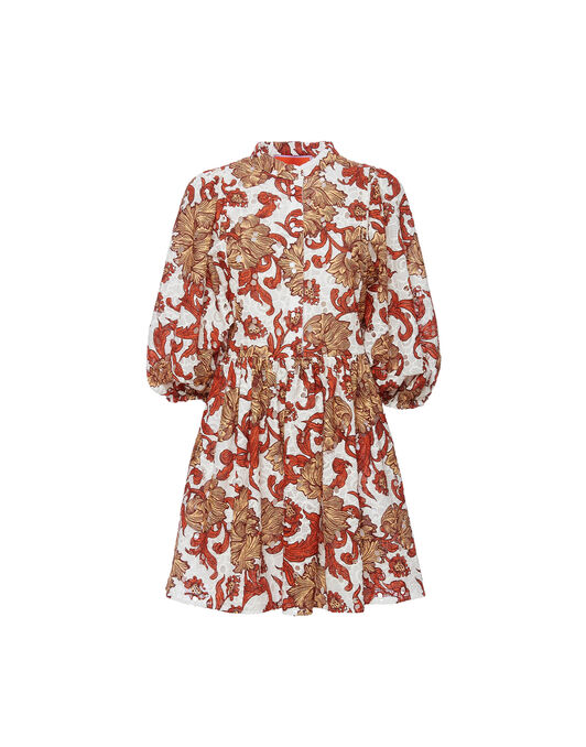 Mini Portofino Dress La DoubleJ: Reef White DRE0751EMB031
