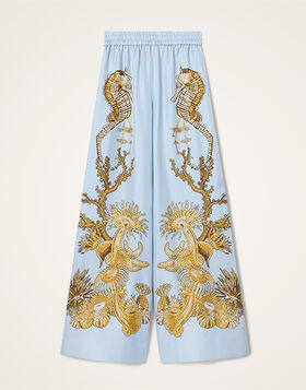 Palazzo Pants La DoubleJ: Oceania Placée Light Blue TRO0026SIL026