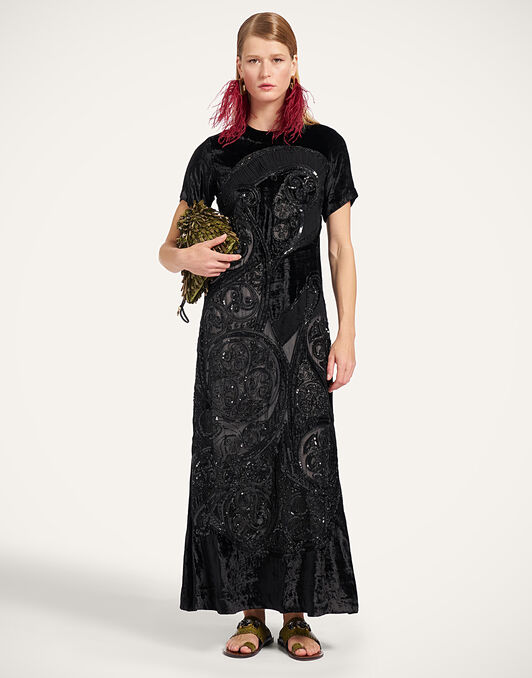 Super Swing Dress La DoubleJ: Alchemy Black DRE1155VEL023