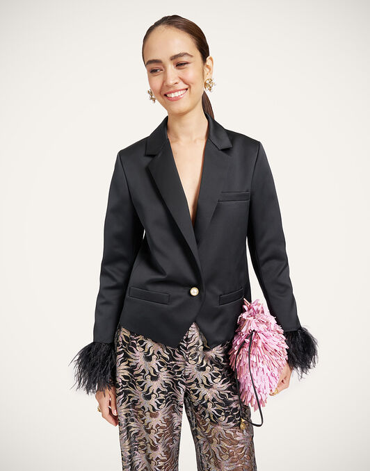 Luckycharm Jacket La DoubleJ: Solid Black JAC0208DUC002