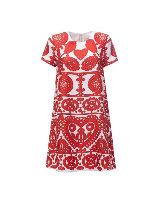 Mini Swing Dress La DoubleJ: Parnaveg Cuore Mini Swing Dress LaDoubleJ: Parnaveg Cuore DRE0963SIL006