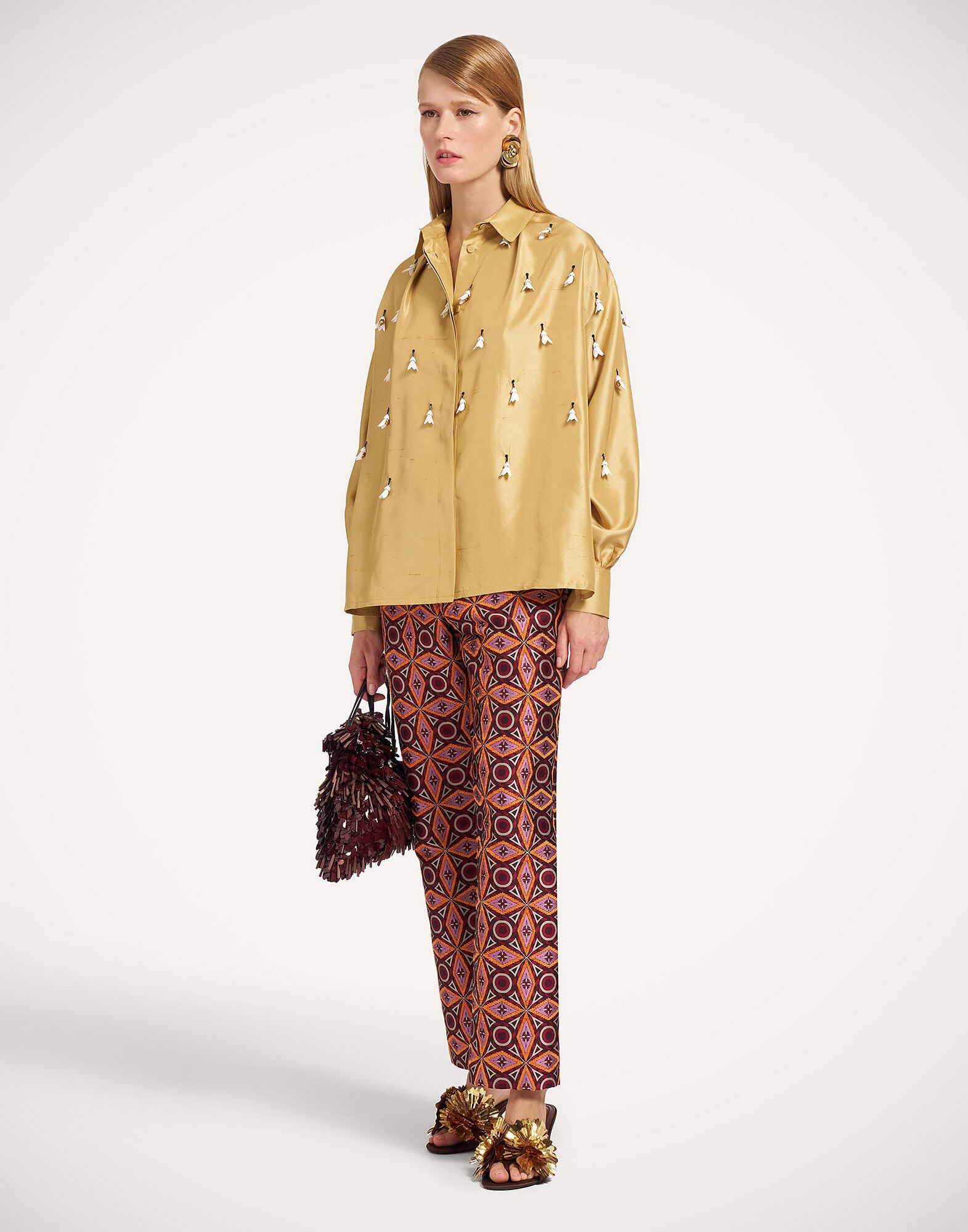 La Scala Shirt La DoubleJ: Solid Gold La Scala Shirt La DoubleJ: Solid Gold SHI0181SIL031