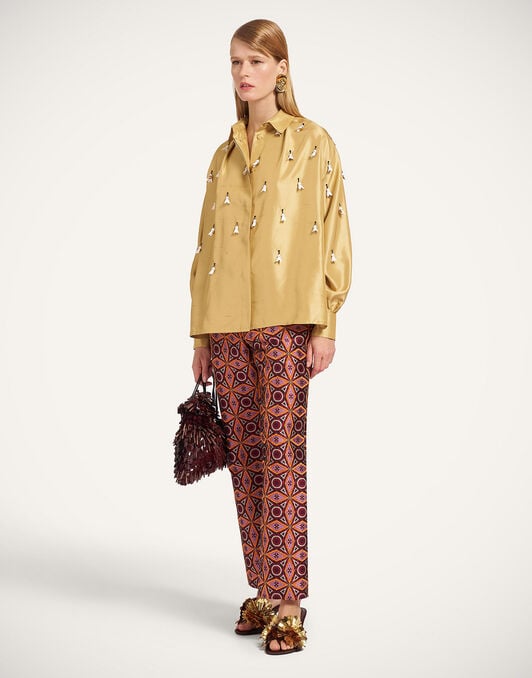 La Scala Shirt La DoubleJ: Solid Gold La Scala Shirt La DoubleJ: Solid Gold SHI0181SIL031