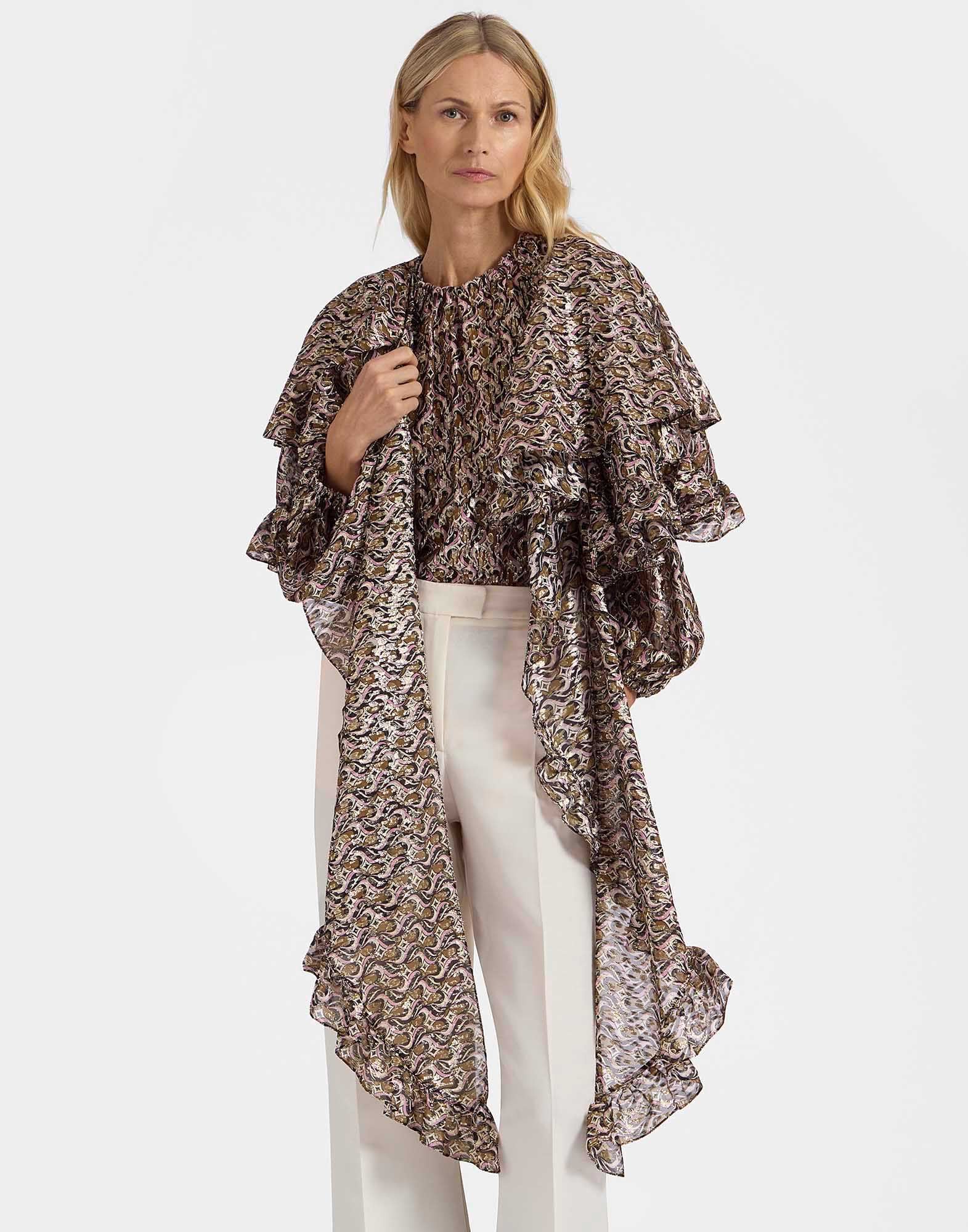 Ball Drop Mini Cape La DoubleJ: Jive Pink Ball Drop Mini Cape La DoubleJ: Jive Pink SCA0056FCP006