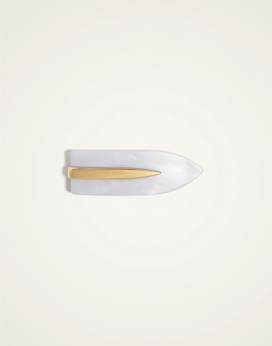 Salon Clip La DoubleJ: Solid White Salon Clip La DoubleJ: Solid White CLI0002POL008