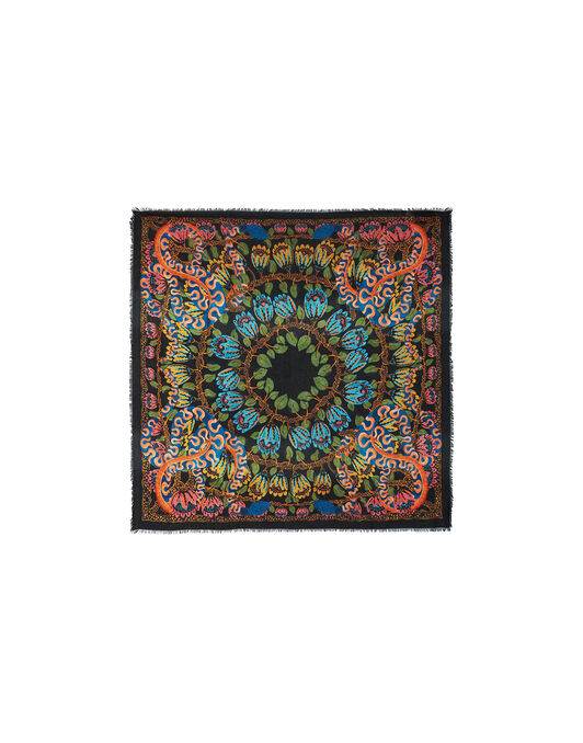Foulard 120 La DoubleJ: Eve Black Foulard 120 La DoubleJ: Eve Black SCA0049WOL017