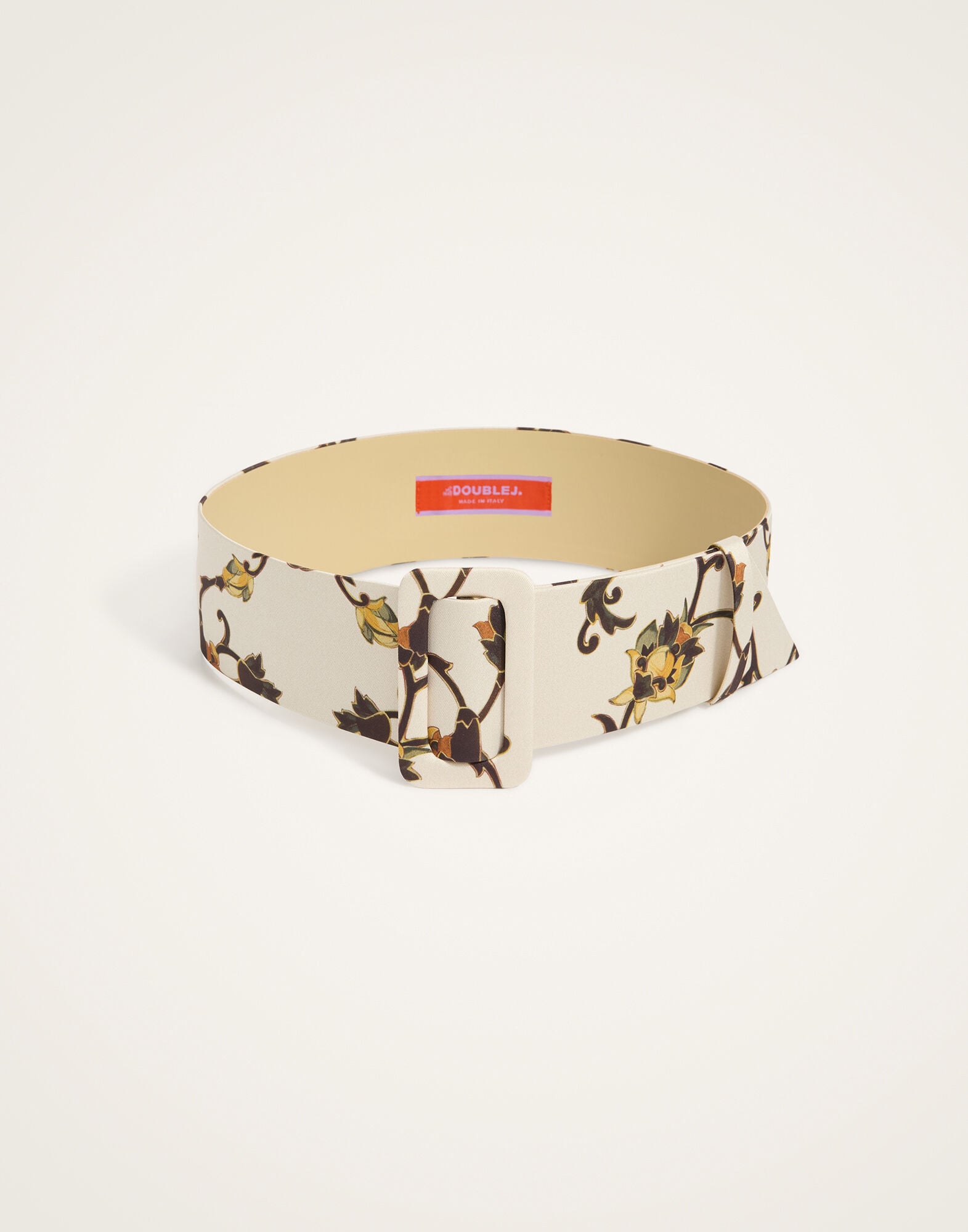 Medium Belt La DoubleJ: Buttercup Micro White BEL0007FOD001