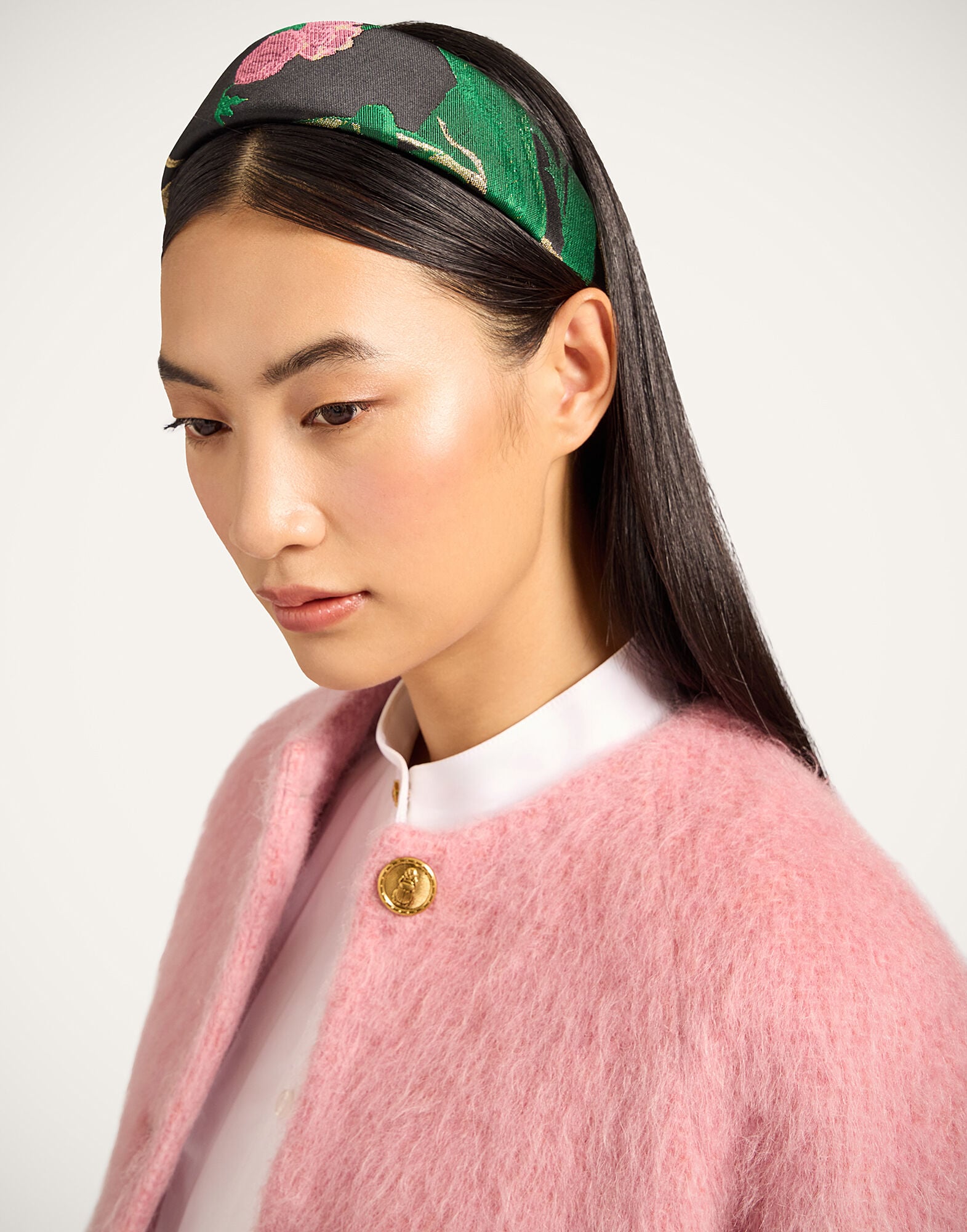 Flat Headband La DoubleJ: Bamboo Black Flat Headband La DoubleJ: Bamboo Black HEB0023JCQ119