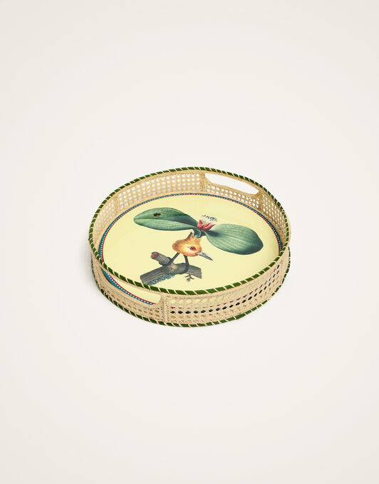 Disk Placemat La DoubleJ: Leafflyer Pale Yellow Disk Placemat La DoubleJ: Leafflyer Pale Yellow PMT0016CRK001
