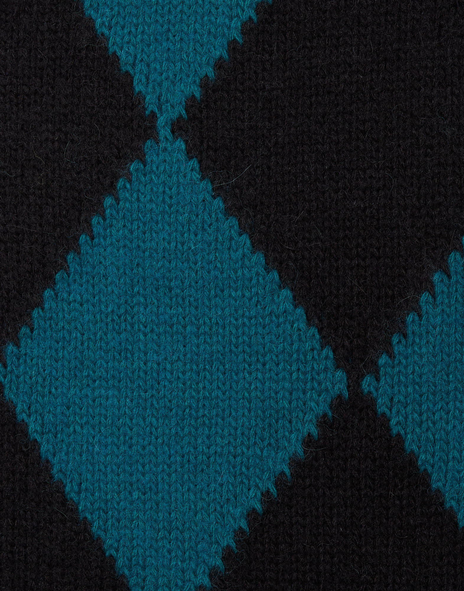 Argyle Scarf La DoubleJ: Green / Black Argyle Scarf La DoubleJ: Green / Black SCA0029KNI064