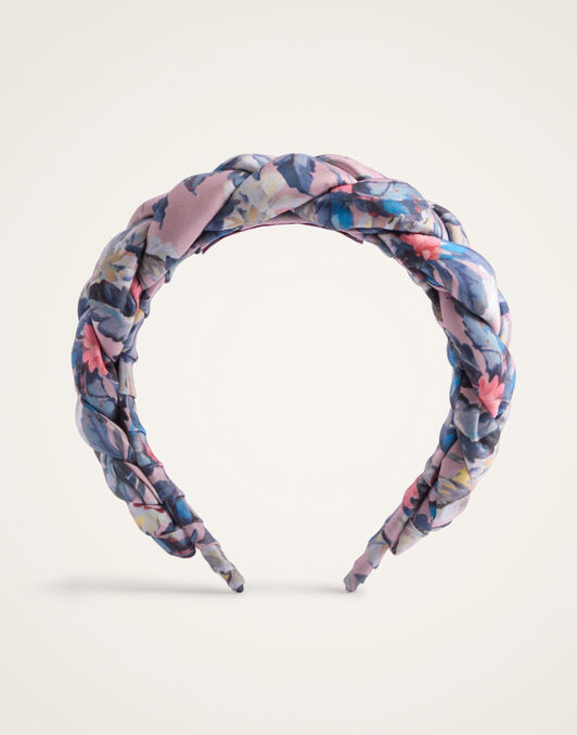 Rapunzel Headband La DoubleJ: Mini Tropicana Mauve HEB0004FOD001
