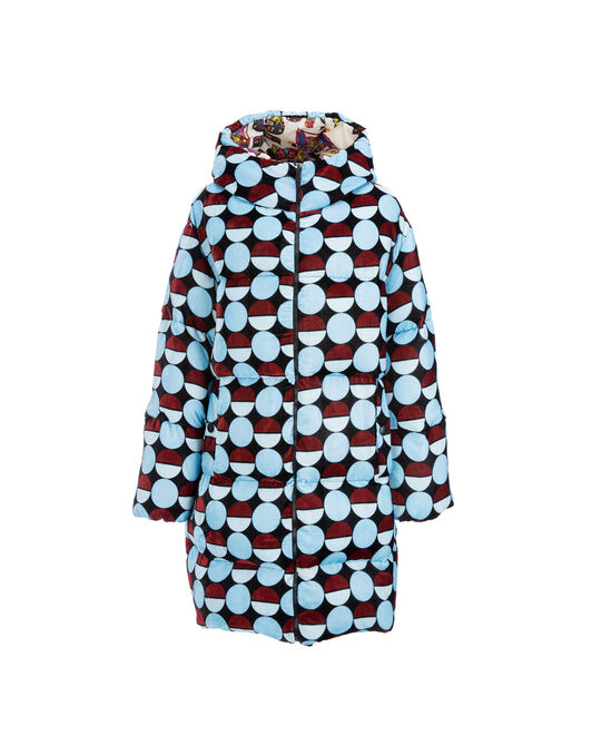 Reversible Cocoon Puffer LaDoubleJ: Sfere Azzurro DOW0004VEL004