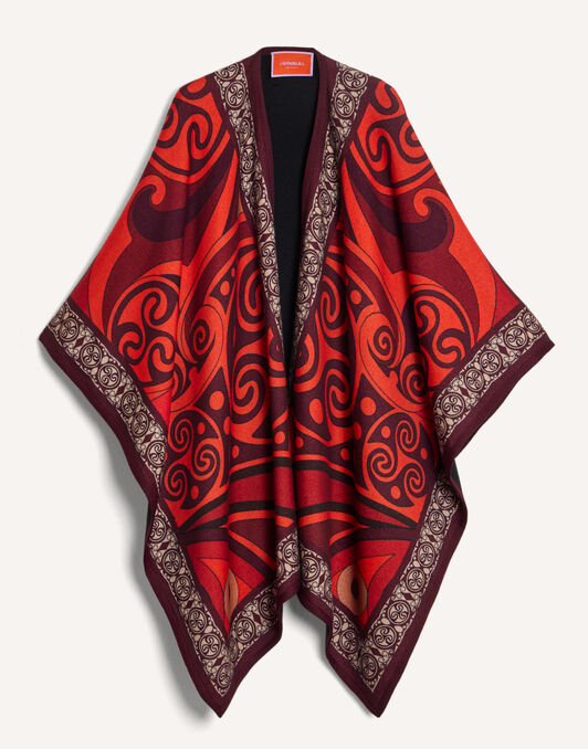 Soul Poncho La DoubleJ: Alchemy Placée Dark Red SCA0047PLA003