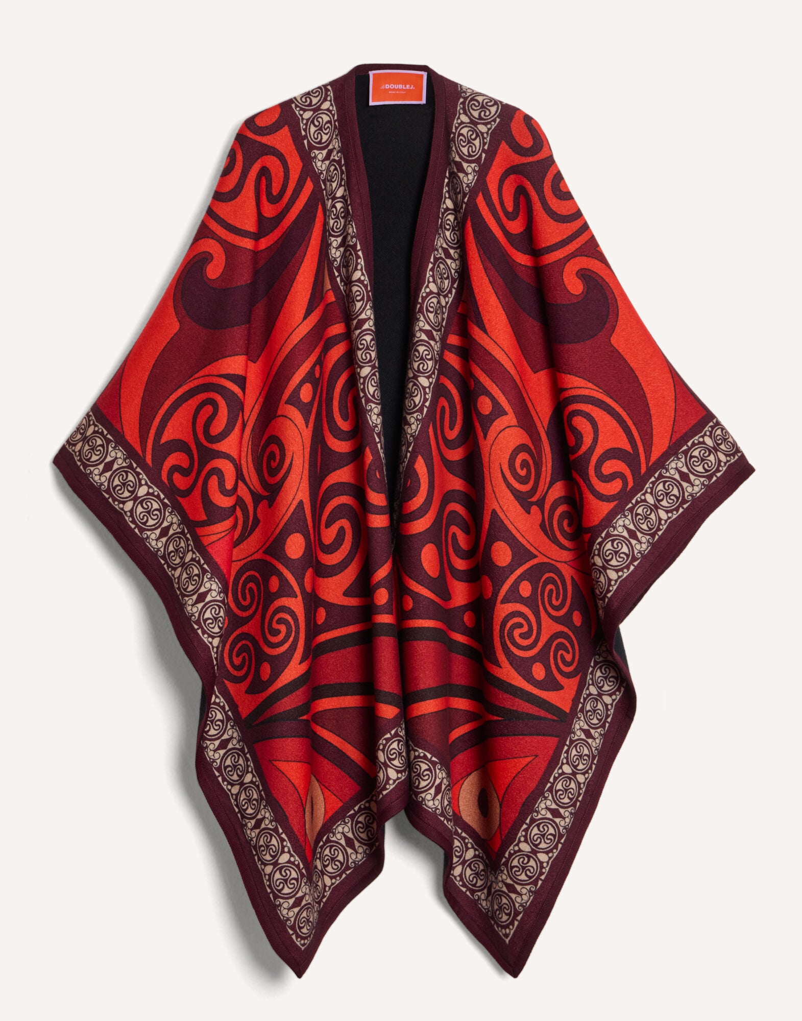 Soul Poncho La DoubleJ: Alchemy Placée Dark Red SCA0047PLA003