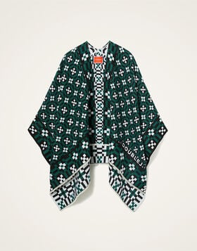 Soul Poncho La DoubleJ: Byte Placée Green SCA0059WOL025