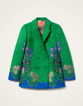 Jagger Jacket La DoubleJ: Cornucopia Placée Green JAC0148JCQ130