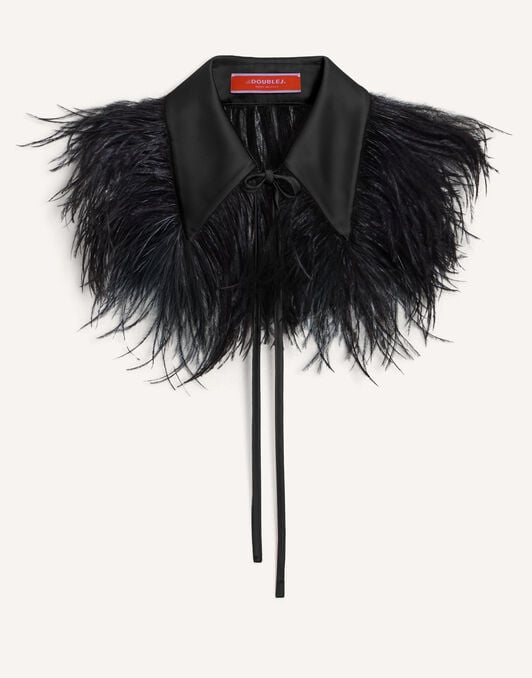La Scala Collar La DoubleJ: Solid Black La Scala Collar La DoubleJ: Solid Black SCA0101DUC002