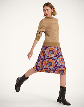 Sporty Pencil Dress La DoubleJ: Sovereign Purple DRE0784SIL001
