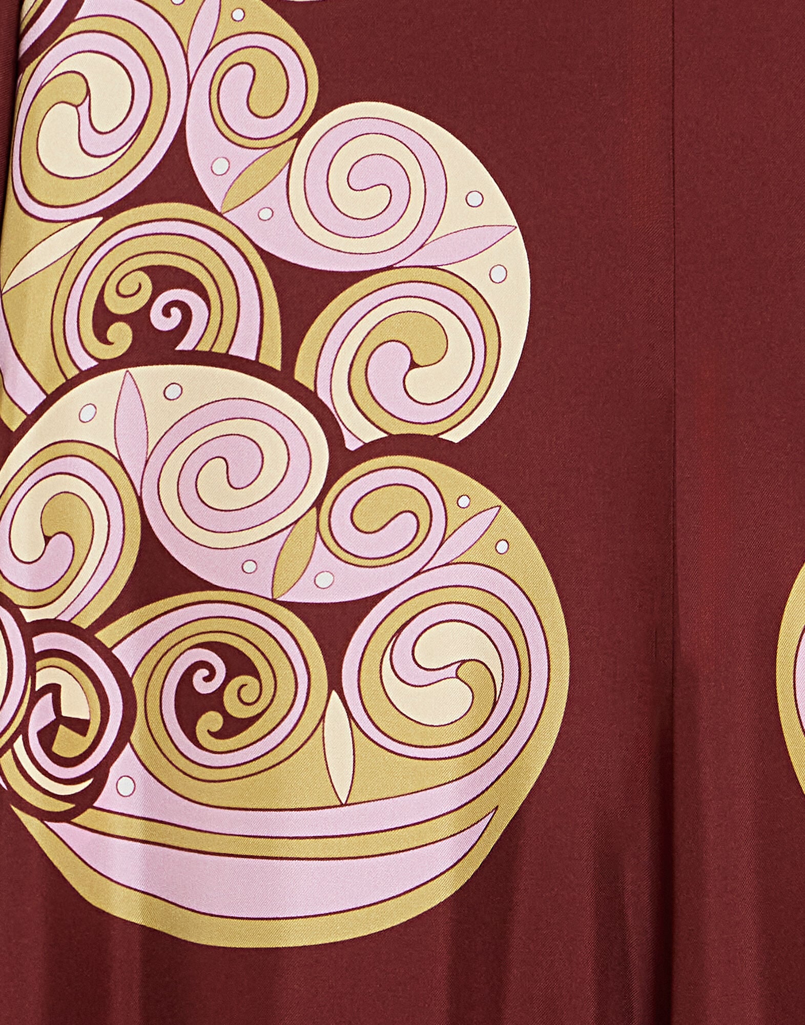 Magnifico Dress La DoubleJ: Kells Swirl Placée Burgundy Magnifico Dress La DoubleJ: Kells Swirl Placée Burgundy DRE0232SIL006