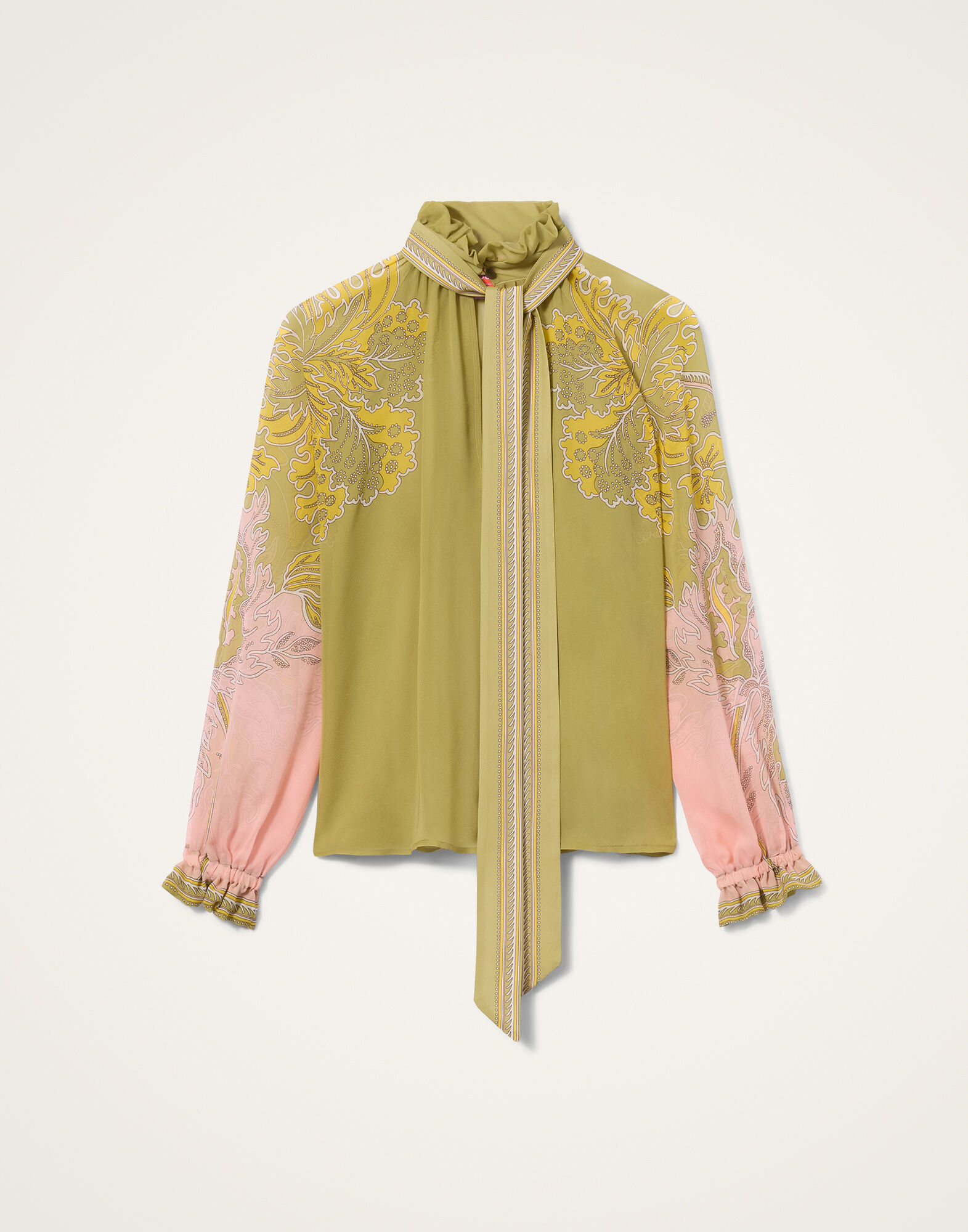 Cerere Blouse La DoubleJ: Swathe Placée Green Cerere Blouse La DoubleJ: Swathe Placée Green SHI0086SIL014
