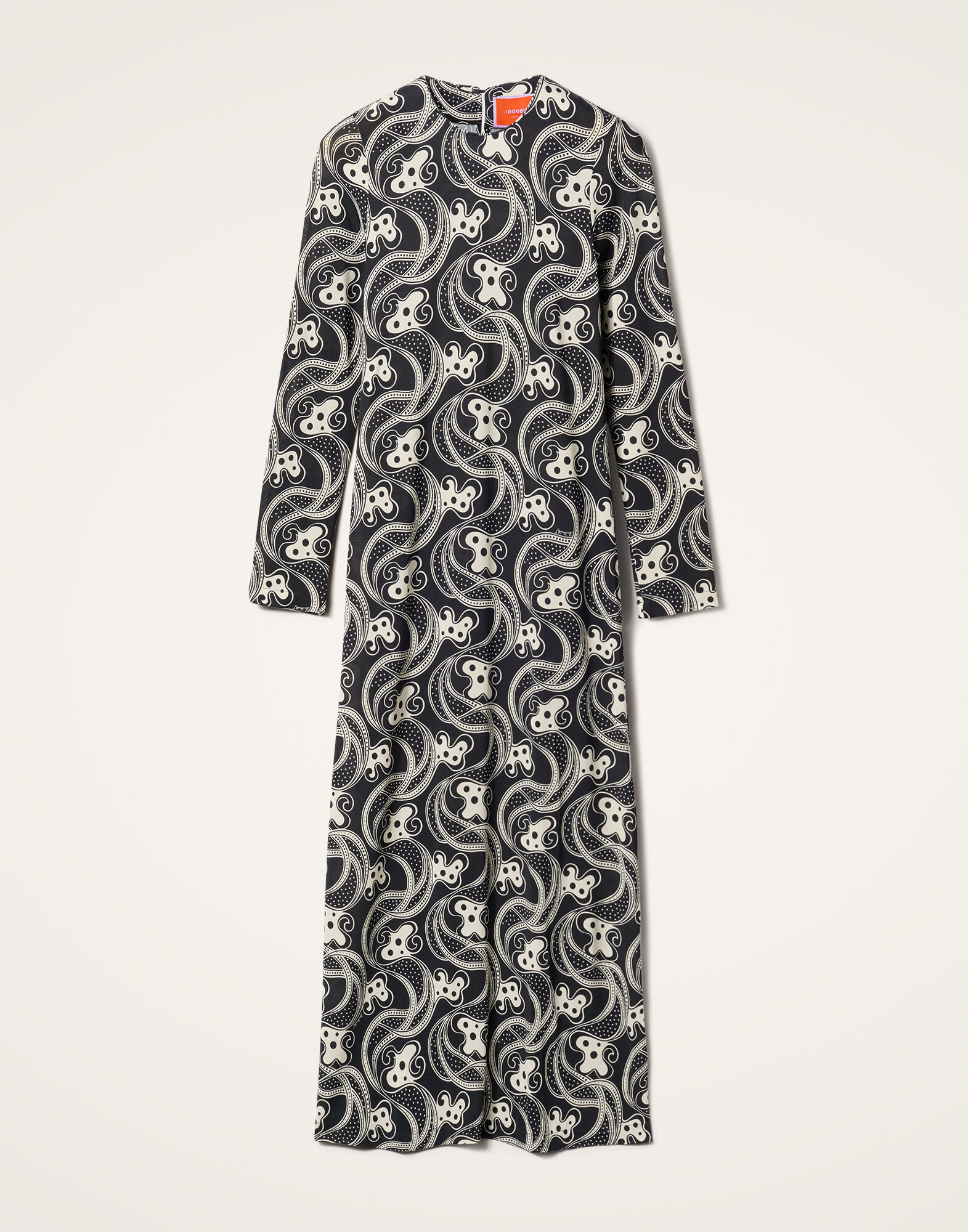 Long Sleeve Swing Dress La DoubleJ: Aperol Black & White Long Sleeve Swing Dress La DoubleJ: Aperol Black & White DRE0831JER027