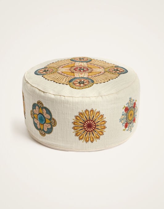 Zafu Meditation Cushion La DoubleJ: Nucleus Placée Off White Zafu Meditation Cushion La DoubleJ: Nucleus Placée Off White CUS0030COT005