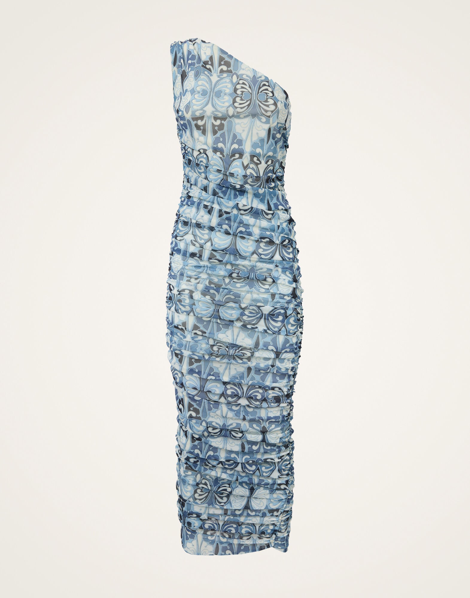 One Shoulder Bandage Dress La DoubleJ: Cocoon Blue One Shoulder Bandage Dress La DoubleJ: Cocoon Blue DRE1072TUL003