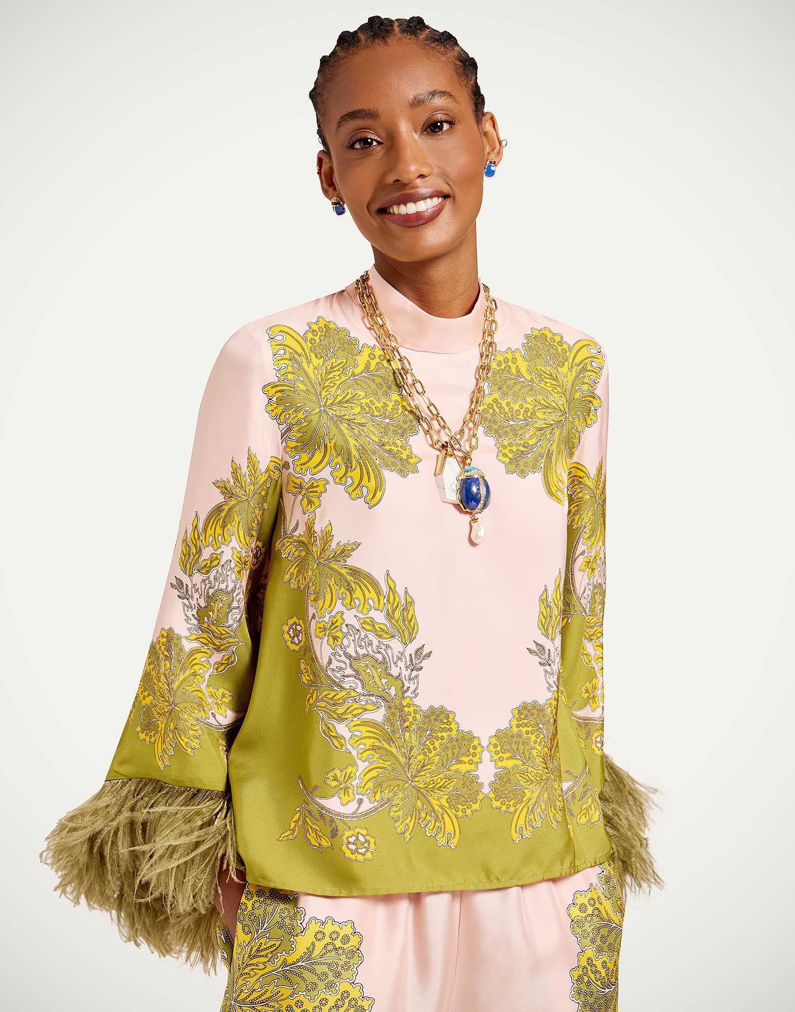 Make An Exit Top La DoubleJ: Swathe Placée Pink Make An Exit Top La DoubleJ: Swathe Placée Pink TOP0141SIL026