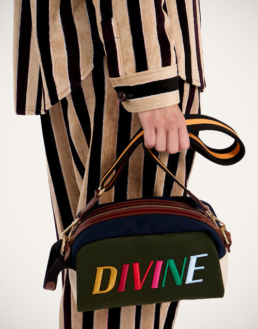 Divine Beauty Bag La DoubleJ: Solid Dark Green BAG0090COT079