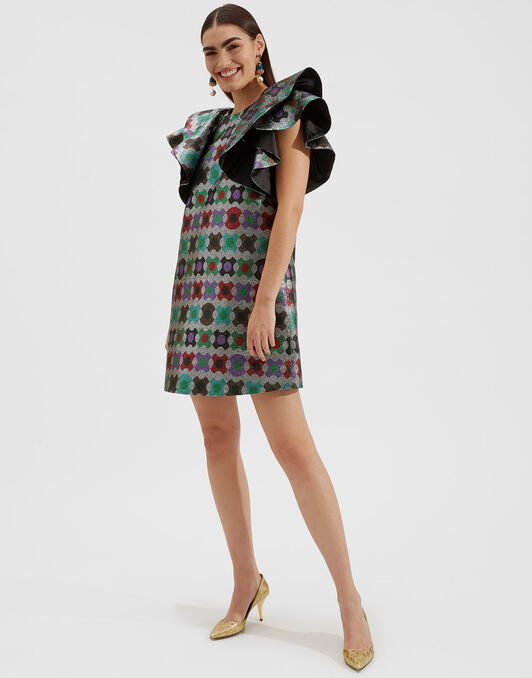 Flame Mini Dress La DoubleJ: Groovy Dot Flame Mini Dress LaDoubleJ: Groovy Dot DRE0213JAC022